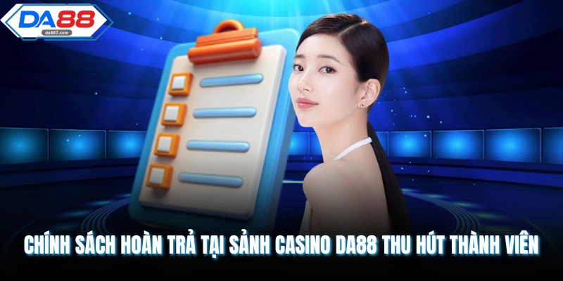Chính Sách Hoàn Trả Tại Sảnh Casino DA88 - Tối Ưu Vốn 99%